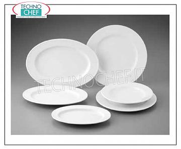 GURAL PORSELEN - Porcelana para restaurante PLACA PLANA, Colección Delta Bianco, 32 cm., Marca GÜRAL PORSELEN - Disponible en paquete de 6 piezas