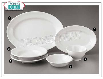 SATURNIA - Colección de porcelana TIVOLI BIANCO - Platos de restaurante SATURNIA - Colección de porcelana TIVOLI BIANCO - Platos de restaurante