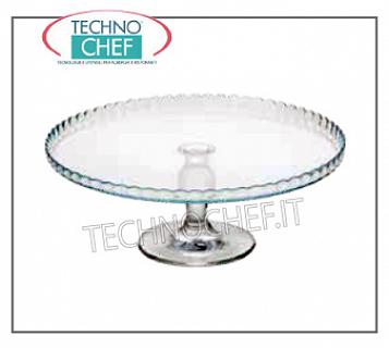 Elevar para la torta LIFT CON VIDRIO PLANO, PASABAHCE, H.12,5, 32 cm de diámetro