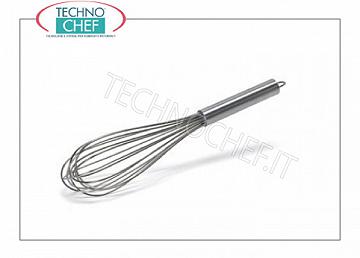 látigos de acero batidor de acero inoxidable de 8 hilos, ILSA, cm.30
