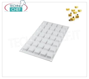 Molde de silicona '' Micro Square '', dim.mm.21x21, h 13