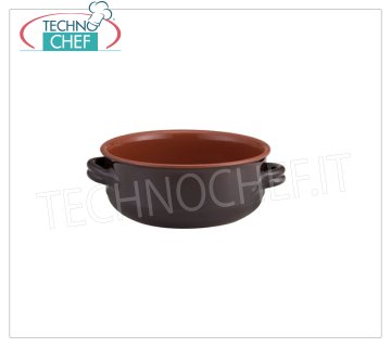 FUEGO DE TERRACOTA CON 2 ASAS, Marrón Bicolor, Ø cm 32x12h