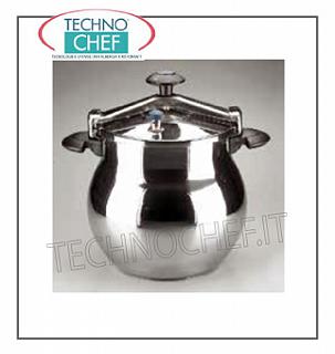 Pinti - Presión cocinas de acero inoxidable, Profesional OLLA A PRESIÓN, PINTINOX, LT.11