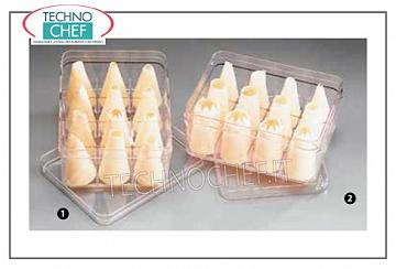 Boquillas para bolsa de decorador Caja con 12 orificios de ventilación de plástico surtidos