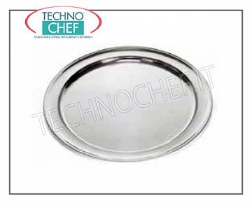 Bandejas para servir de acero inoxidable BANDEJA REDONDA DE ACERO INOXIDABLE DE 80 CM DE DIÁMETRO
