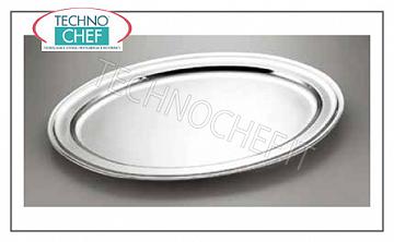 Flujo de bandejas de acero Capacidad de la bandeja ovalada con JUNTA INOX 65cm