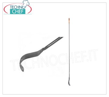 LILLY - Pala Tira-Brace Inox, Mod.70932 Pala para brasas en acero inoxidable, largo mango 150 cm.