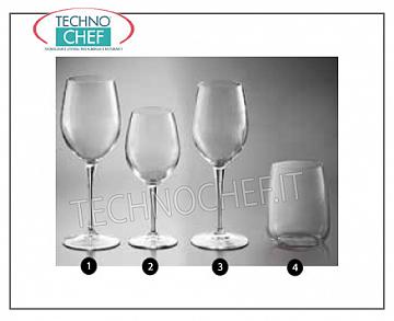 Gafas para la mesa - serie completa coordinada VIDRIO DE AGUA SALPICANTE, BORMIOLI ROCCO, Cata Premium Colección Cristallino