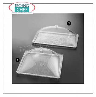 Cúpula-campana en plexiglás transparente con bandeja Campana de cúpula de plexiglás con bandeja, tenue. cm 33x33x19h