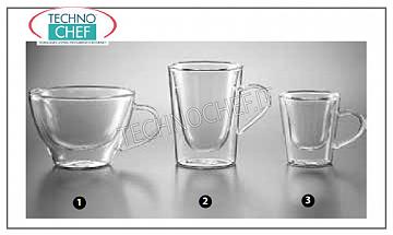 Las tazas de café capuchino - Cristal Coffee Cup, Luigi BORMIOLI, Duos Colección térmica