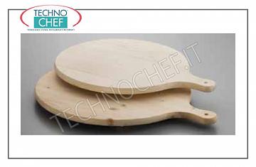 corte de madera Pizza del corte en madera de haya con asa, 40 cm de diámetro