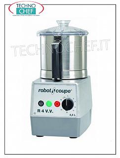 ROBOT COUPE - Cortadora de sobremesa R4 VV, capacidad del recipiente de 4,5 litros,