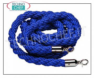 Cordón delimitador en cuerda trenzada, color azul