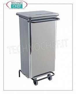 cubos de basura de acero inoxidable