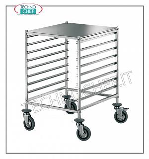 Carros para 8 bandejas o contenedores Gastronorm 2/1 o 16 bandejas GN 1/1
