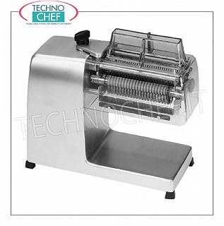 BERKEL - Technochef - Corta carne en tiras de 12 mm CORTADORA DE TIRAS ELECTRICO de 15 cuchillas, para un corte de 12 mm, V.230/1, Kw.0,4, Peso 23 Kg, dim.mm.200x450x440h