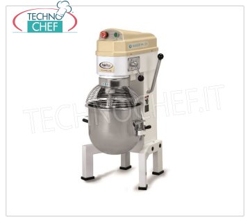 FAMA - Batidora Planetaria Profesional 20 lts, Línea BAKER PA, modelo PA20 Batidora Planetaria Profesional con cubeta de acero inoxidable de 20 lt, Línea BAKER PA, completa con gancho, espátula y batidor de acero inoxidable, 3 velocidades, V.230/1, Kw.0,9, Peso 84 Kg, dim.mm.590x480x930h