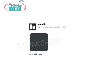 Panel de ecopiel negro
