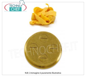 Technochef - Die Pappardelle 15 mm Troquel de bronce para Pappardelle 15 mm