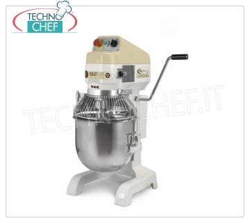 Amasadora planetaria FAMA - BAKERLINE, con cuba de acero inoxidable de 20 lt, dim.mm.540x500x850h