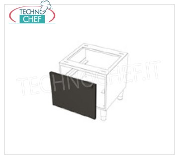TECHNOCHEF - Puerta abatible para soporte de la base del lavavajillas