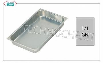 Bandejas de aluminio Gastronorm Bandeja de aluminio para hornear G / N 1/1 H Cm 2