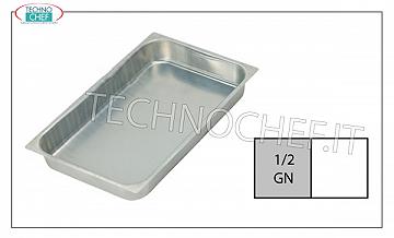 Bandejas de aluminio Gastronorm Bandeja de aluminio para hornear G / N 1/2 H Cm 2