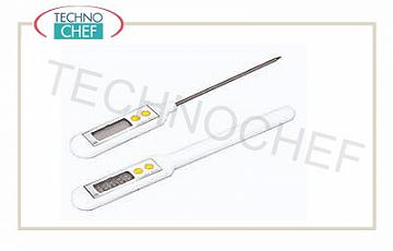 pin termómetros sonda de termómetro de bolsillo con pantalla, intervalo de -50 ° a + 150 ° C, la división de 0,1 ° C, 15 cm de largo