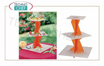para la exhibición y pirámides Buffet