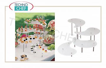 para la exhibición y pirámides Buffet