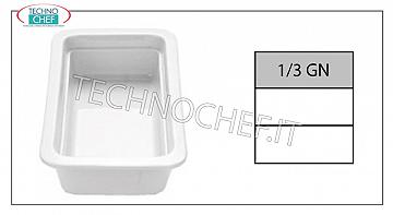 Bandeja de horno de porcelana Gastronorm 1/3, dim. mm. 325x175