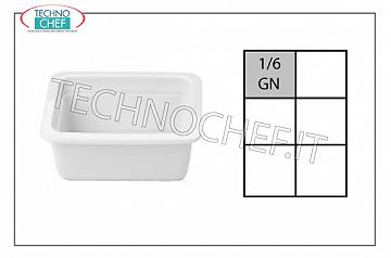 Bandeja de horno de porcelana Gastronorm 1/6, dimensión. mm. 176x162