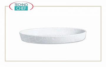 Fuente para horno de porcelana con núcleo ovalado