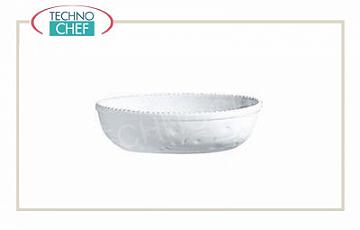 Fuente de horno cuadrada de porcelana acanalada, tamaño 25x25cm, altura 6cm