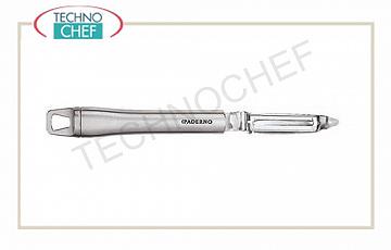 Serie 48278 con el mango de acero Peeler 18/10 cuchilla móvil inoxidable, de 21 cm de largo, mango inoxidable