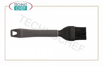 Technochef - Cepillo de silicona con mango de polipropileno, bacalao. 48280-09 Cepillo de silicona, mango de polipropileno, 20 cm de largo.