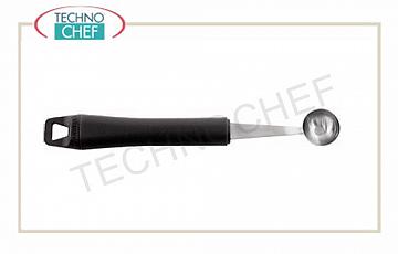 Technochef - Cuenco de acero inoxidable con mango de polipropileno.