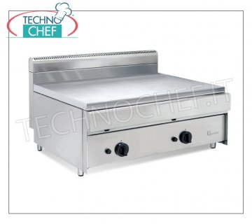 Cocina a GAS DE SOBREMESA, con 2 ZONAS DE COCCIÓN con MANDOS INDEPENDIENTES COCINA DE GAS PROFESIONAL DE ENCIMERA, con placa de 800x590 mm, 2 ZONAS DE COCCIÓN CON CONTROLES INDEPENDIENTES, potencia calorífica Kw.14.00, Peso 76 Kg, dim.mm.800x700x500h