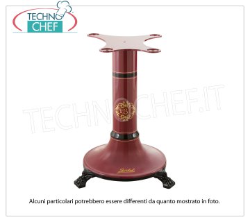 BERKEL - Pedestal rojo para el volante de la cortadora B3 / TRIBUTE / B114 Pedestal de soporte de hierro fundido pintado de rojo para rebanadora de volante Mod. B3 / TRIBUTE / B114, Peso 45 Kg, dim.mm.580x580x780h