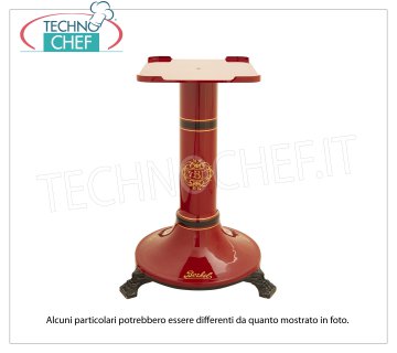 BERKEL - Pedestal rojo B2 para rebanadora de volante mod. B2 Pedestal de soporte en hierro fundido pintado de rojo para la rebanadora de volante volante B2, peso 65 kg, dim.mm.400x500x800h