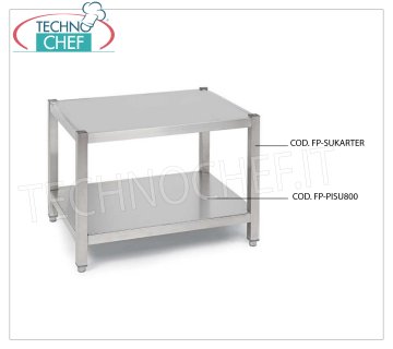 Technochef - Soporte para colocar 2 quemadores Soporte para colocar 2 estufas Cod. FA-FO4PSKARTER