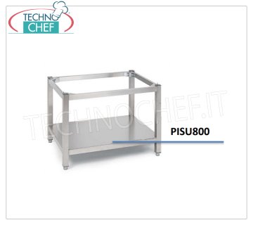 Technochef - Estante inferior de acero inoxidable para soporte de estufa
