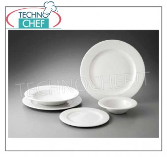 CHURCHiLL - Platos y vajilla de porcelana blanca - Colección PROFILE - Gama completa