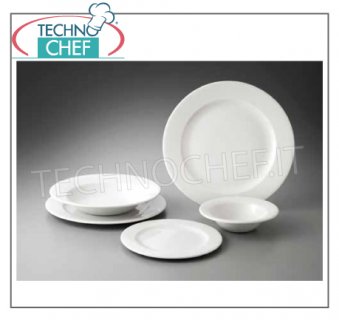 CHURCHiLL - Porcelana para restaurante - Colección PERFIL BLANCO PLACAS, Colección Profile White, Marca CHURCHiLL