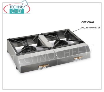 Technochef - Soporte para unir 2 quemadores