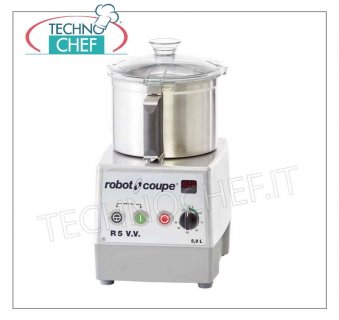 ROBOT COUPE - Cortadora de sobremesa R5 VV, capacidad del recipiente de 5,9 litros