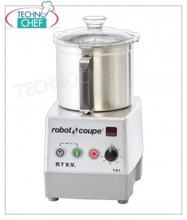 ROBOT COUPE - Cortadora de mesa R7 VV, capacidad del recipiente de 7,5 lt