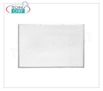 PADERNO - Red para pizza rectangular de aluminio Retina Pizza Rectangular en aluminio, dimensiones mm. 600x400 - PRECIO UNITARIO - Adquirible en packs de 4 piezas