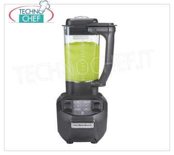 HAMILTON BEACH - Licuadora / Licuadora Profesional RIO lt.1,4, Mod.BLENDERRIO Batidora-Batidora, HAMILTON BEACH, con cristal de copoliéster 1,4 lt, versión High Performance, con sistema Wave Action, V.230 / 1, 3,2 A, Peso 4,3 Kg, dim.mm.190x216x410h