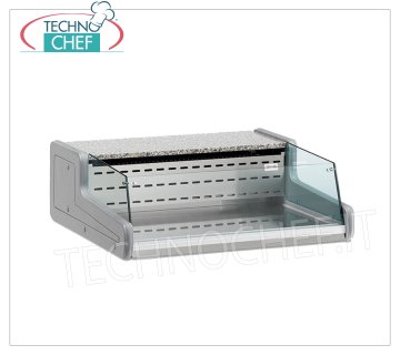 VITRINA REFRIGERADA de MOSTRADOR, versión abierta AUTOSERVICIO, mod.VRS8 VITRINA REFRIGERADA DE SOBREMESA, AUTOSERVICIO versión abierta, ESTÁTICA, temperatura + 4 ° / + 6 ° C, Línea VR2000, completa con unidad de refrigeración, V.230 / 1, Kw.0,441, dim.mm.1000x930x345h